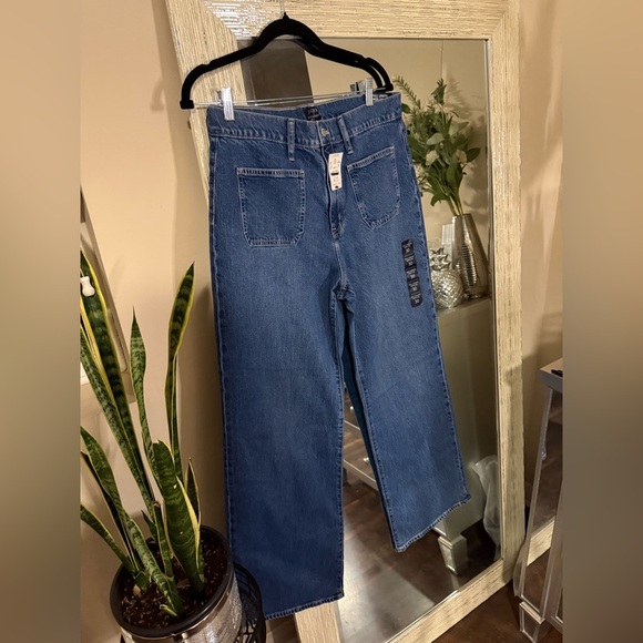 JCREW Wide-leg patch-pocket full-length jean - NWT - Picture 5 of 9